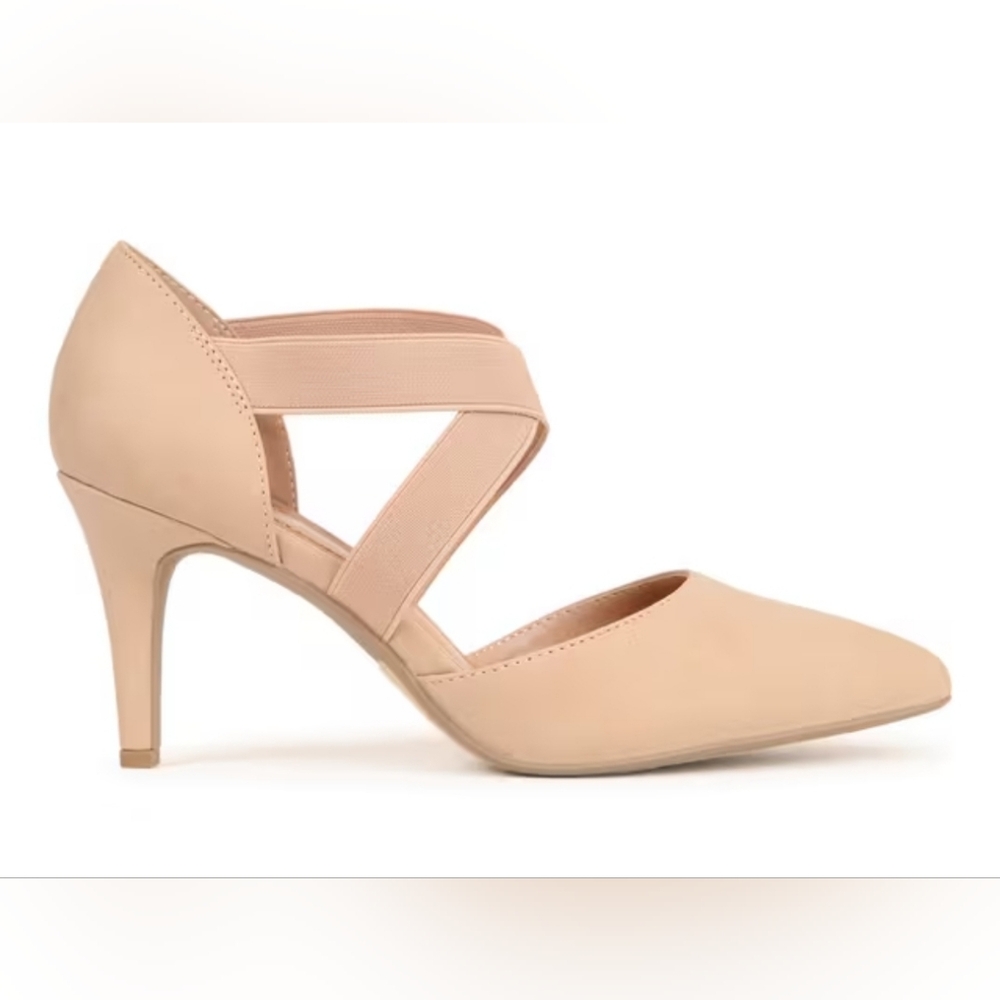Cityclassified Comfort Nude Beige Women's 3 Inch Heels